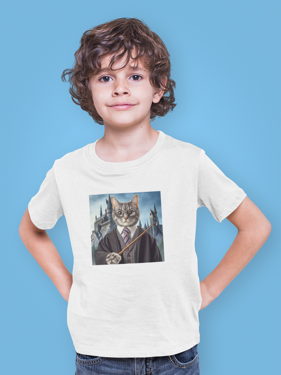 Camiseta Infantil - Gato Potter