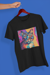 Nome do produtoCamiseta Unissex - Gato color