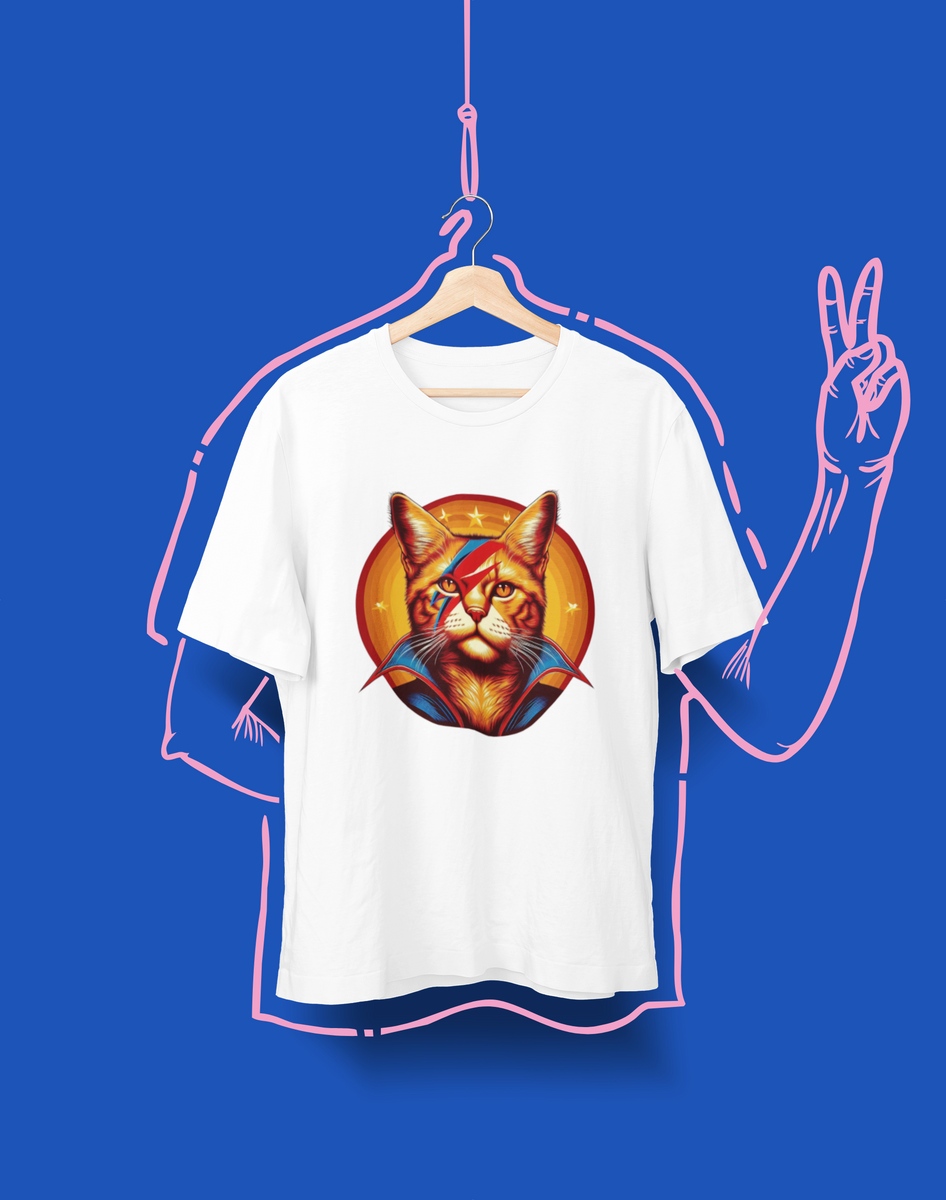 Nome do produto: Camiseta Unissex - Cat Bowie
