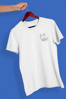 Camiseta Unissex - Gato minimalista