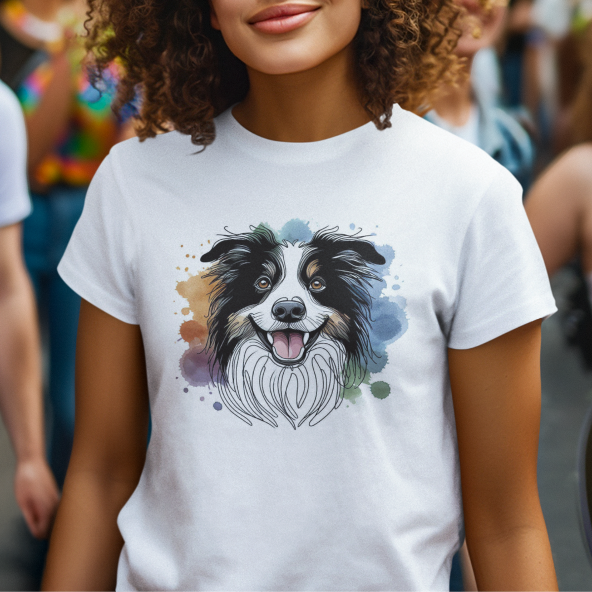 Nome do produto: Babylook Border Collie Aquarela