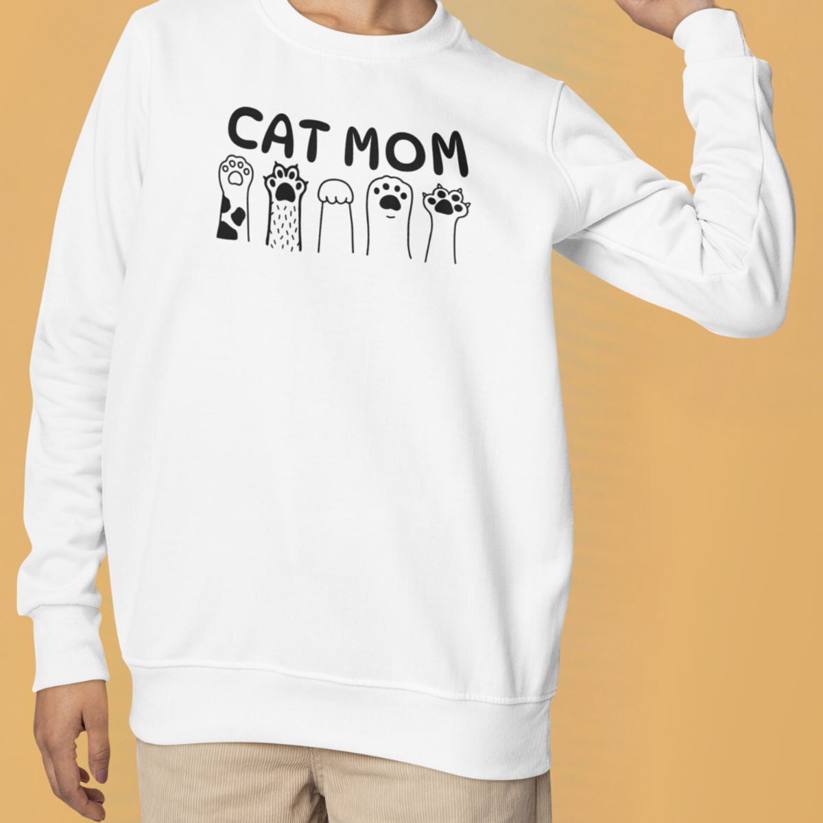 Nome do produto: Moletom Cat Mom