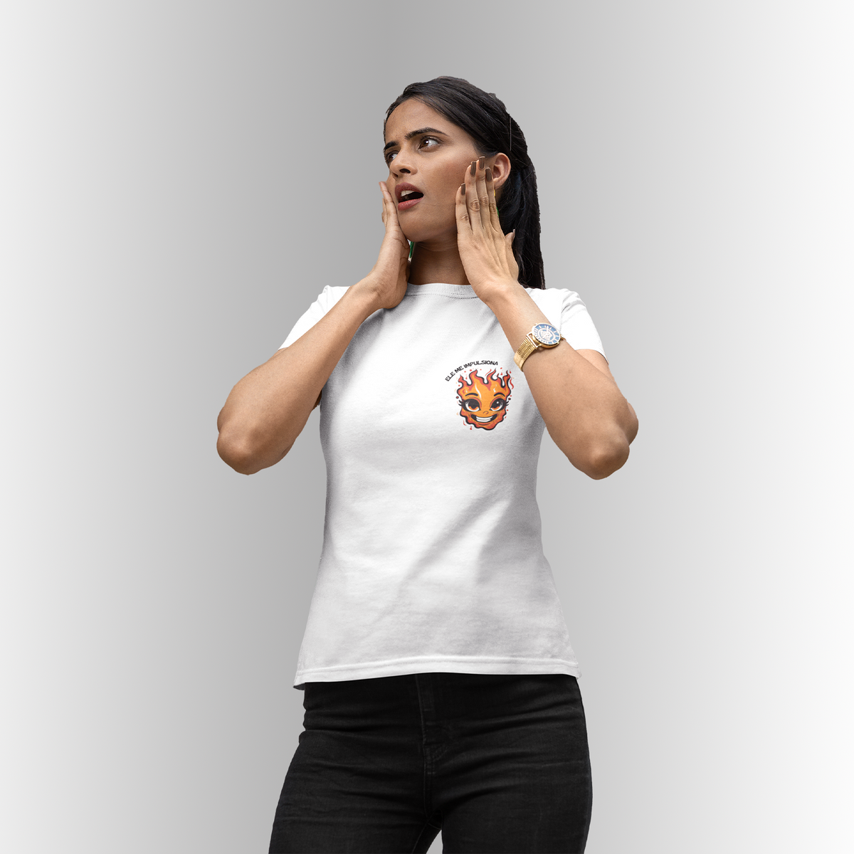 Nome do produto: Camiseta Prime Feminino - Casais Sintonia