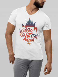 Nome do produtoCamiseta Masculina - Cristo Vive em mim - prime