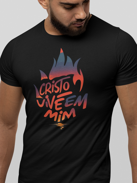 Camiseta Masculina - Cristo Vive em mim - prime