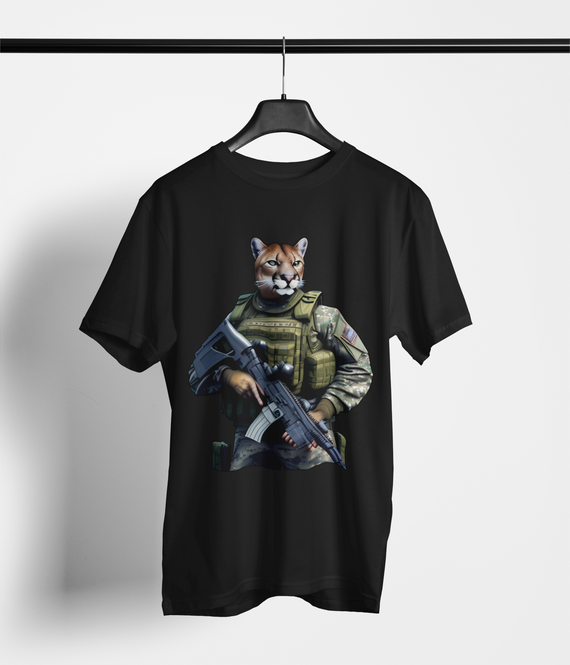 Camiseta Estampada Puma Fuzileiro