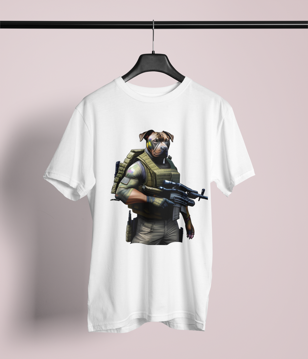 Nome do produto: Camiseta Estampa Pitbull4.0 Fuzileiro