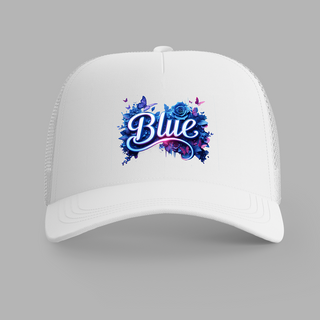 Nome do produtoBoné Americano com tela (TRUCKER) - BLUE