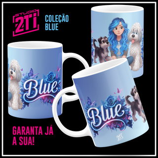 CANECA BLUE & Dogs