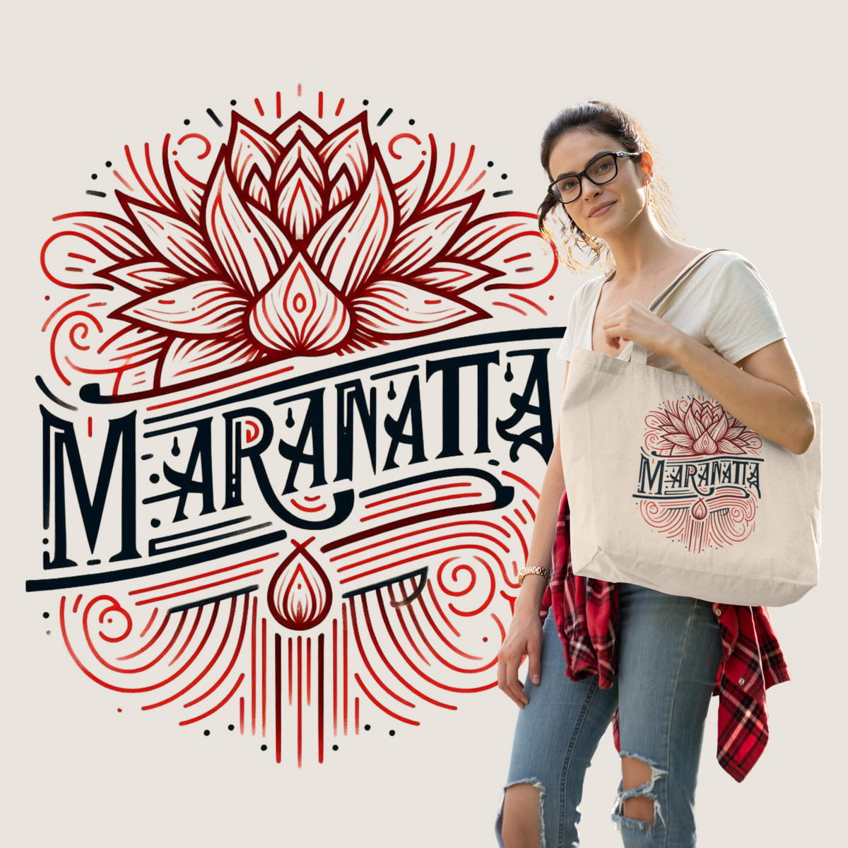 Nome do produto: Destra - Eco Bag  Maranata