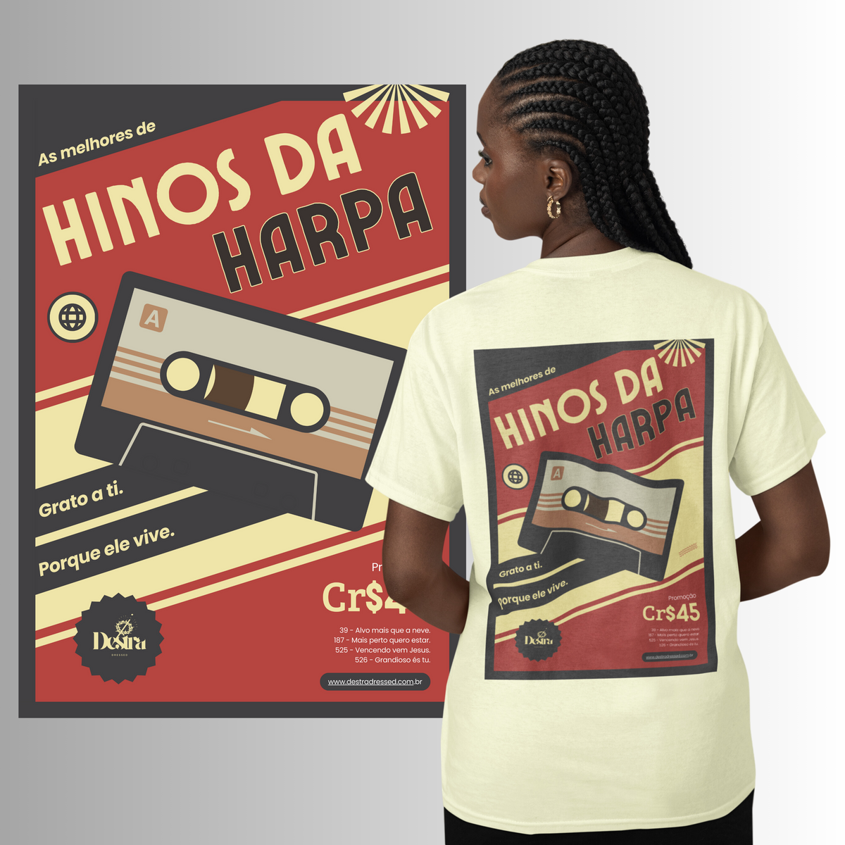 Nome do produto: Destra - PIMA Hinos da Harpa