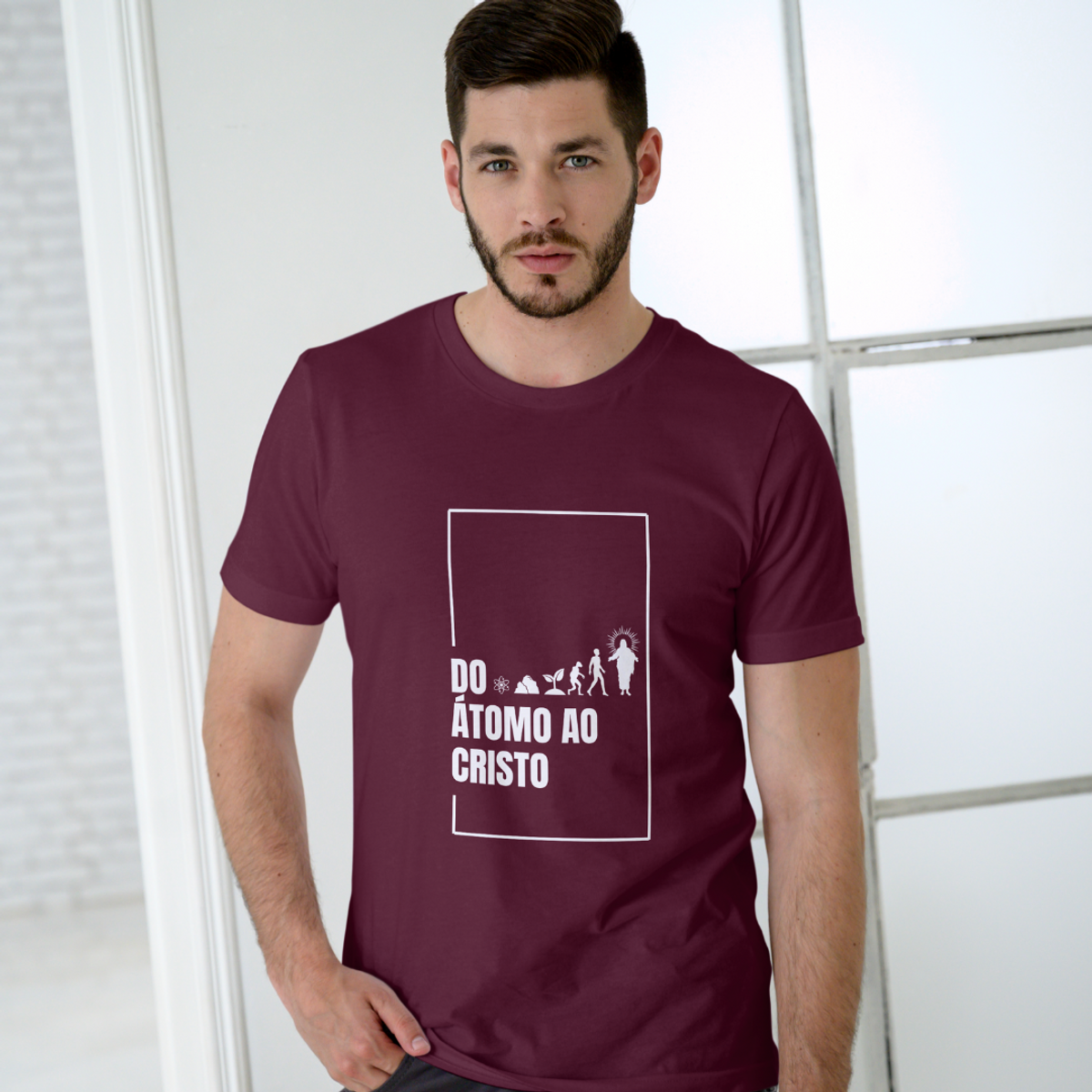 Nome do produto: Camiseta Espírita Evolução