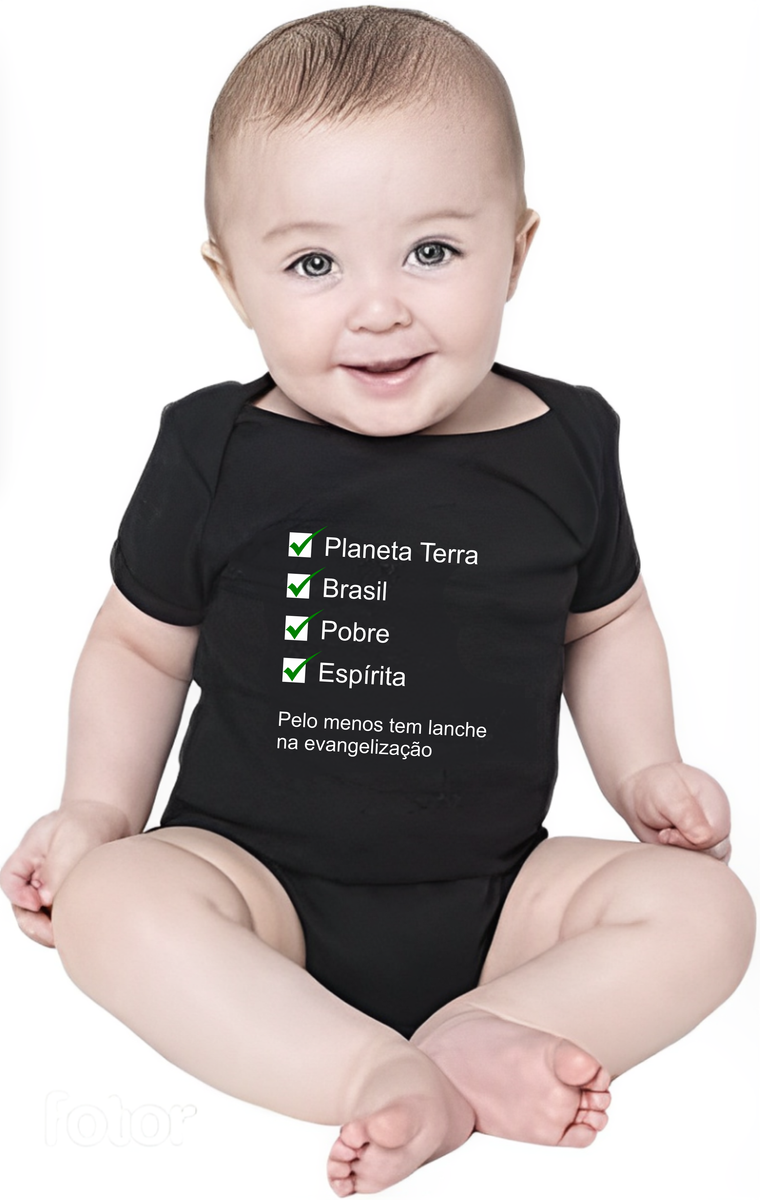 Nome do produto: Body Infantil Check List