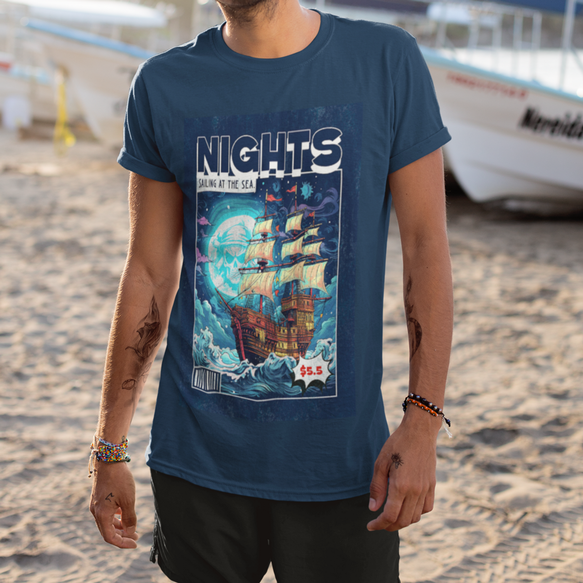 Nome do produto: Camiseta Nights Sealing At The Sea