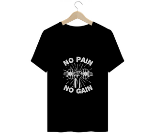 Básica No Pain No Gain (logo branca)