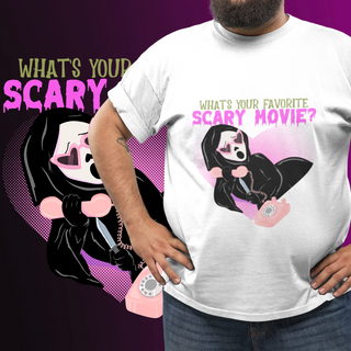 Nome do produtoPLUS SIZE - FAVORITE SCARY MOVIE - COLORS