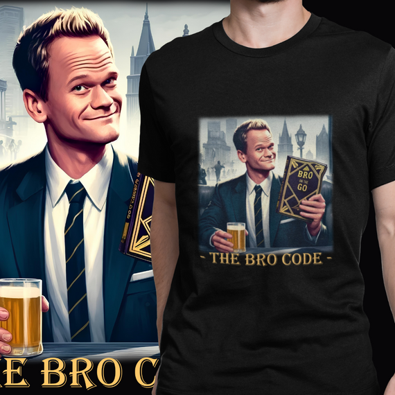 CAMISETA - CÓDIGO BRO (BARNEY STINSON) HIMYM