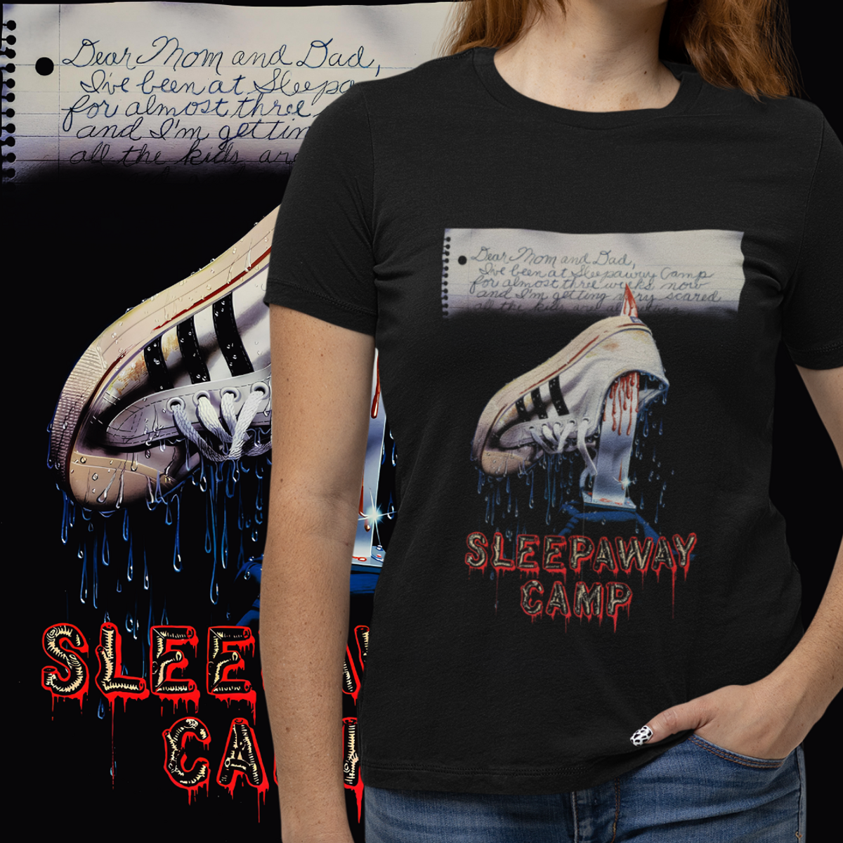 Nome do produto: BABY LOOK - ACAMPAMENTO SINISTRO (SLEEPAWAY CAMP)