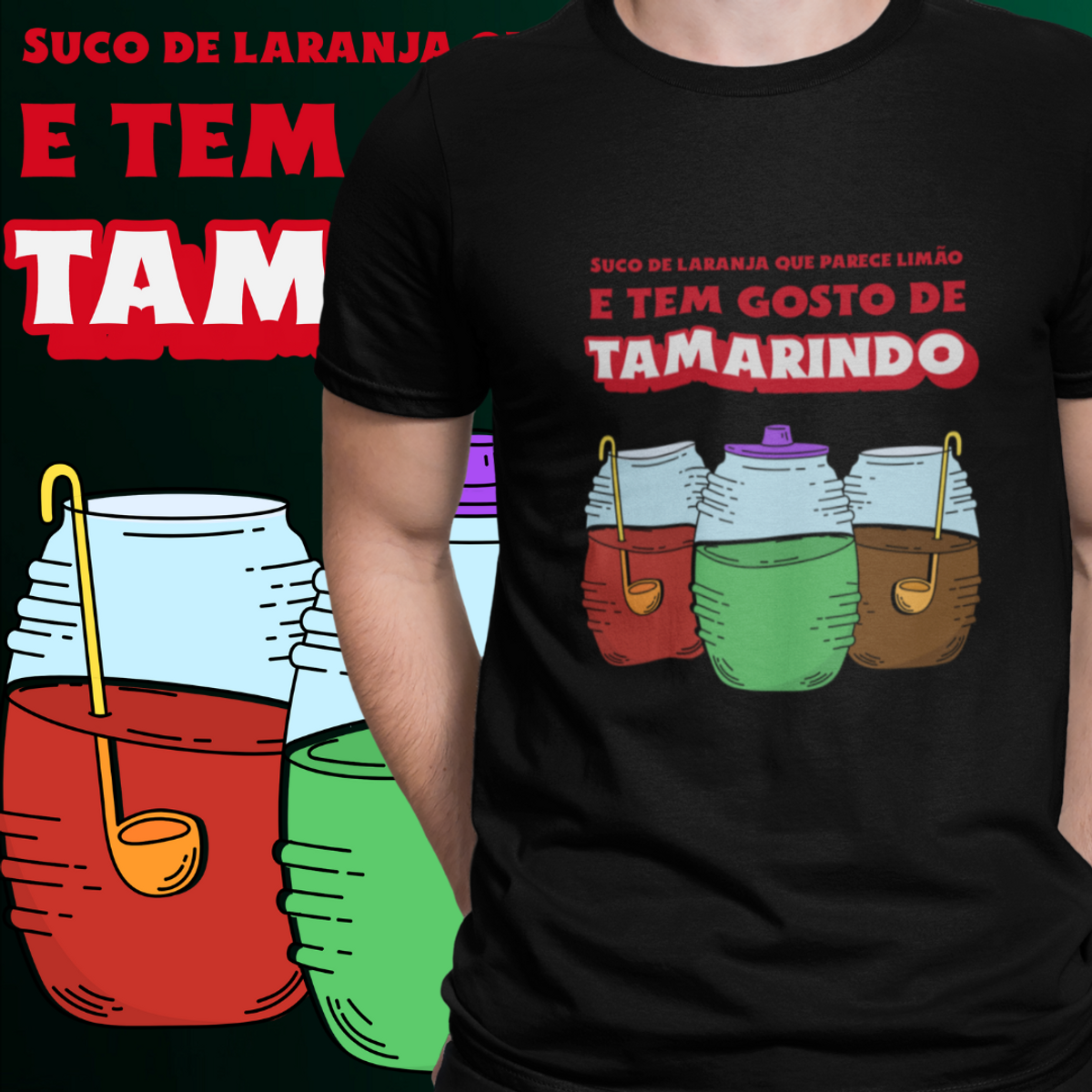 Nome do produto: CAMISETA - SUCO DE TAMARINDO