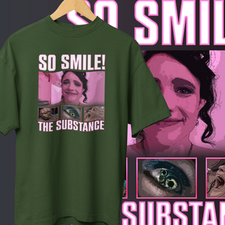 Nome do produtoCAMISETA OVERSIZED THE SUBSTANCE - SO SMILE!