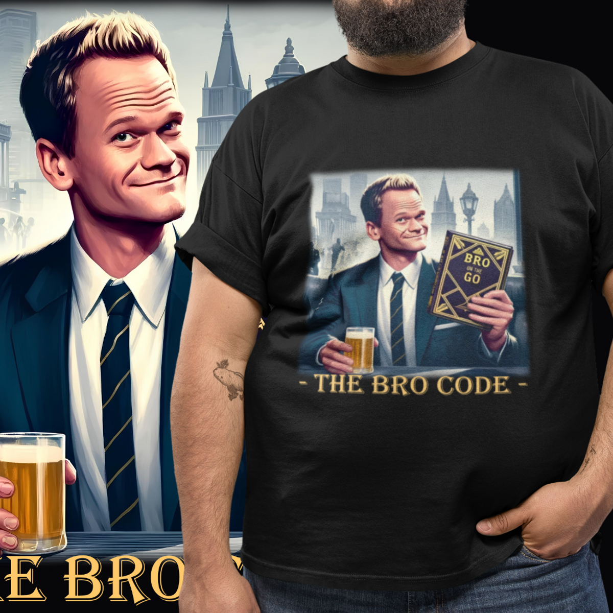 Nome do produto: PLUS SIZE - CÓDIGO BRO (BARNEY STINSON) HIMYM