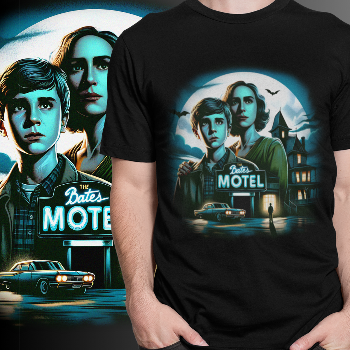 Nome do produto: CAMISETA BATES MOTEL