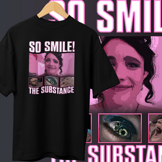 Nome do produtoCAMISETA OVERSIZED THE SUBSTANCE - SO SMILE!