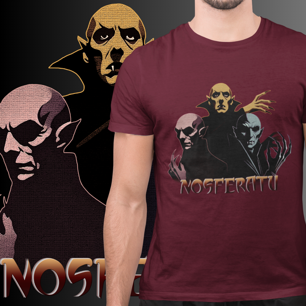 Nome do produto: CAMISETA NOSFERATU COLORS