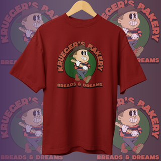 Nome do produtoCAMISETA OVERSIZED - KRUEGERS BAKERY PÃES E SONHOS