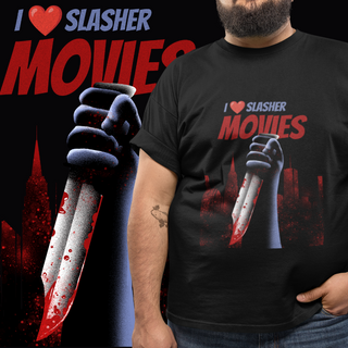 PLUS SIZE - I LOVE SLASHER MOVIE (Preta)