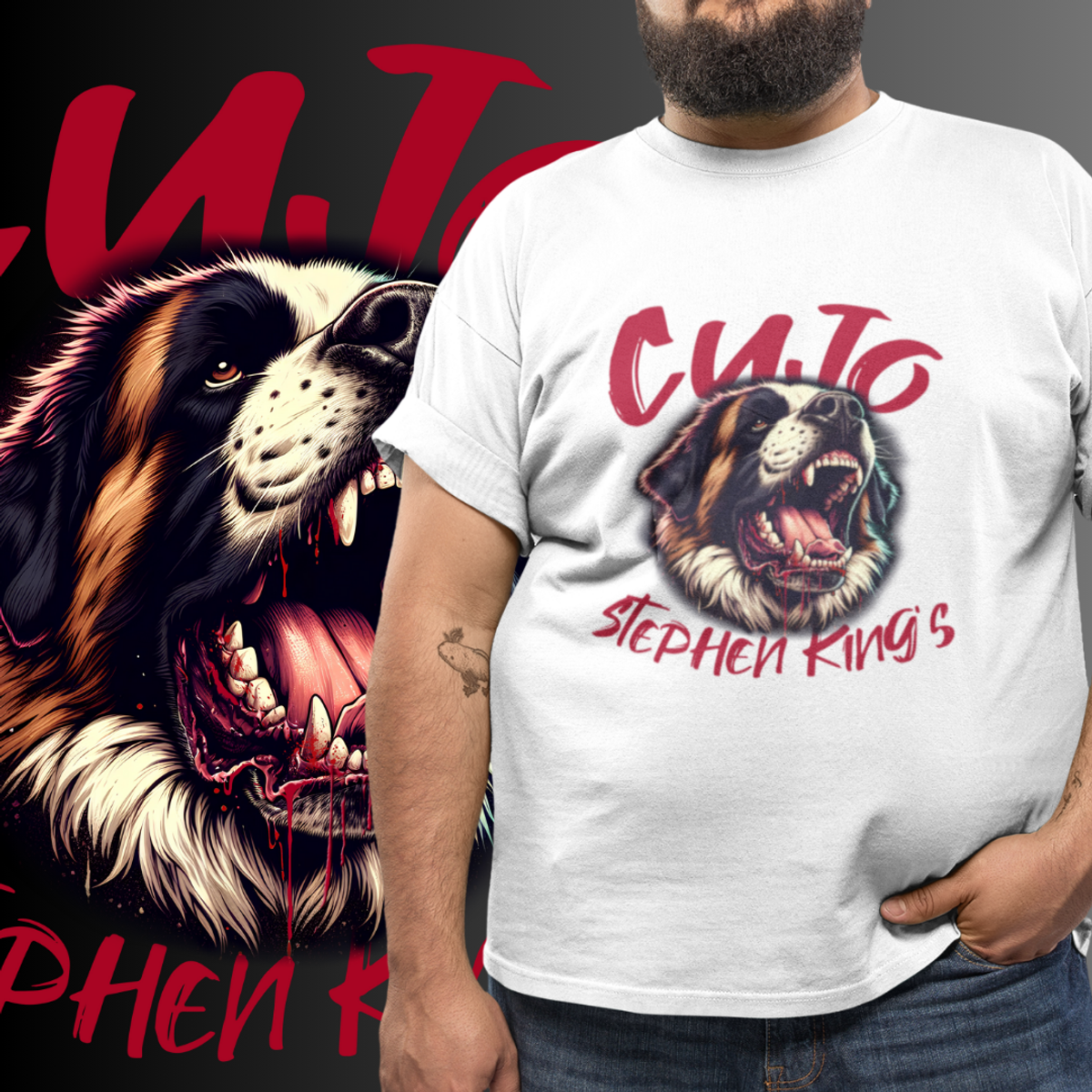 Nome do produto: PLUS SIZE - CUJO - STEPHEN KING - COLORS