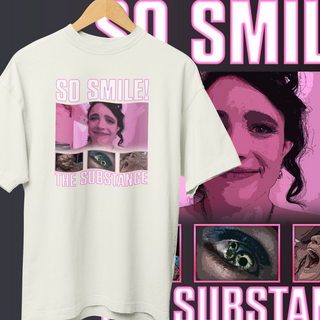 Nome do produtoCAMISETA OVERSIZED THE SUBSTANCE - SO SMILE!