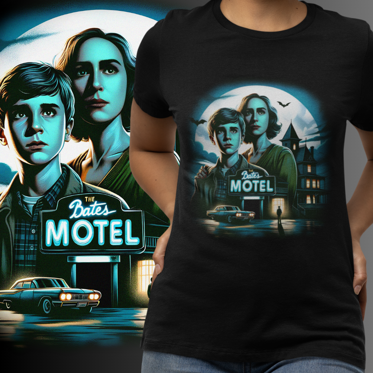 Nome do produto: BABY LOOK BATES MOTEL