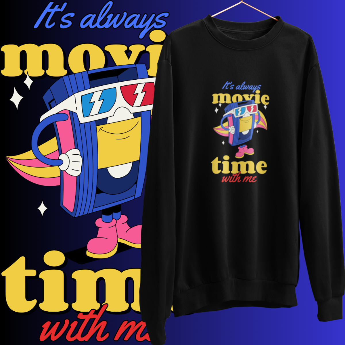 Nome do produto: MOLETOM - MOVIE TIME