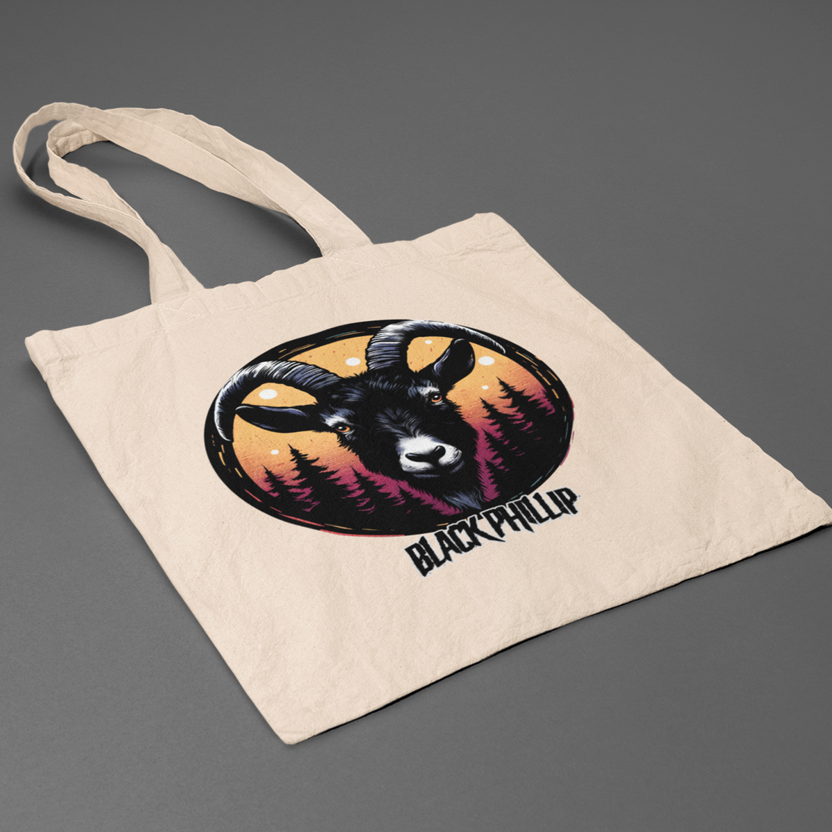 Nome do produto: ECOBAG - BLACK PHILLIP