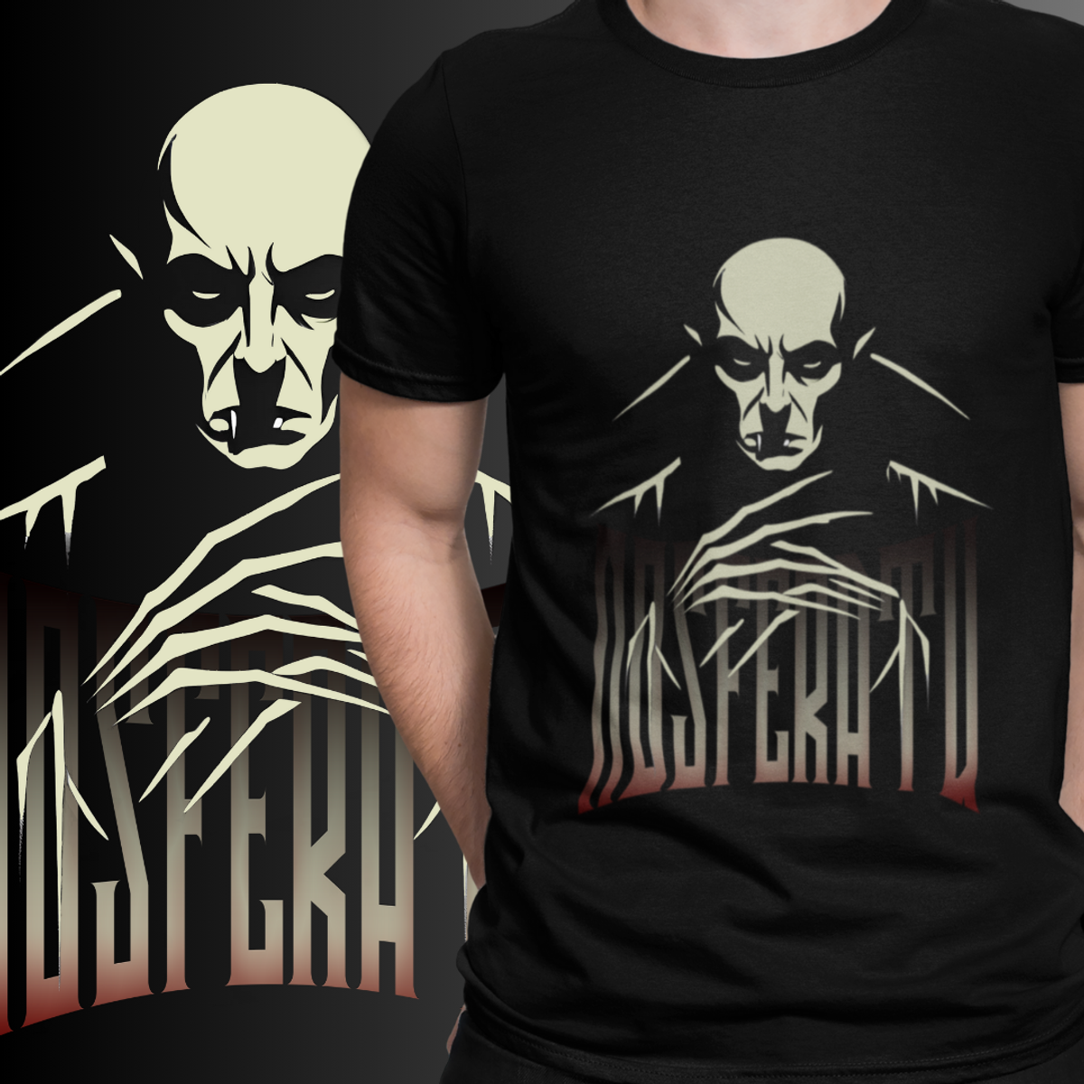 Nome do produto: CAMISETA NOSFERATU MINIMALISTA