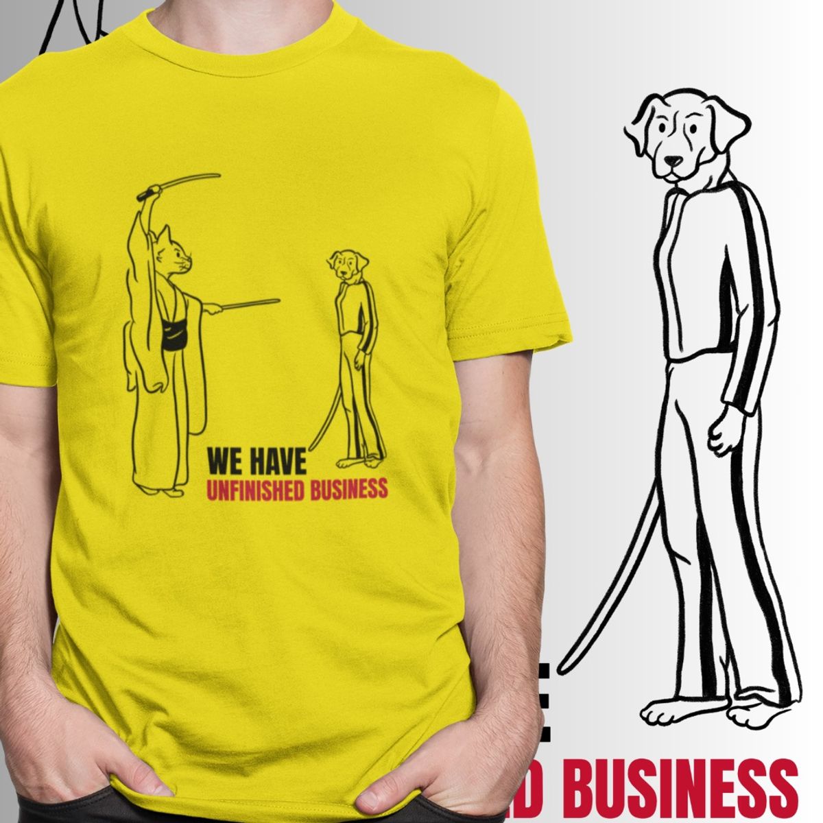 Nome do produto: CAMISETA KILL BILL - WE HAVE UNFINISHED BUSINESS