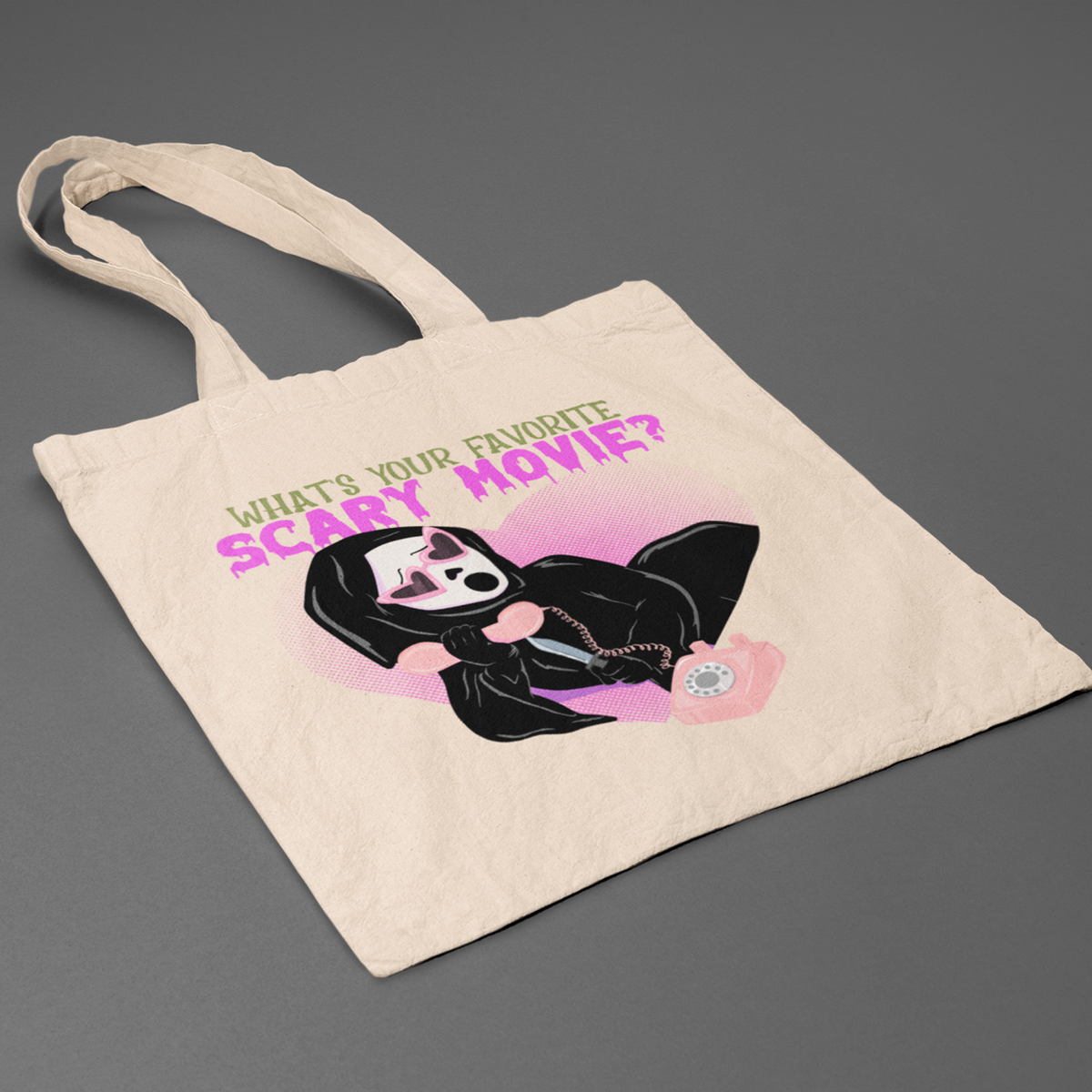 Nome do produto: ECOBAG - SCARY MOVIE (Ghostface)