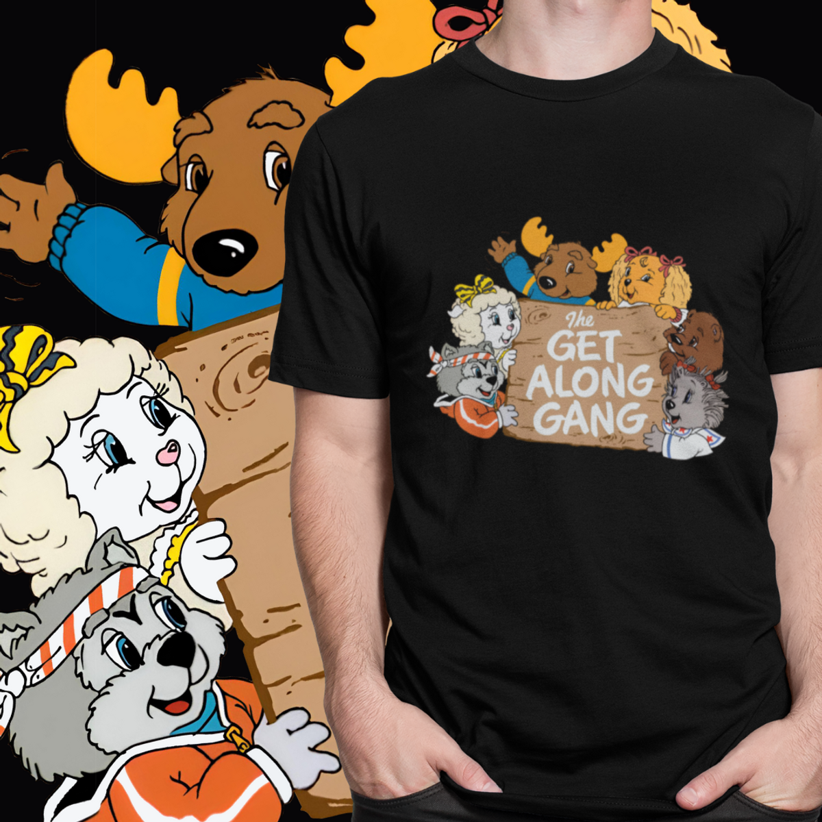 Nome do produto: CAMISETA - A NOSSA TURMA (THE GET ALONG GANG)