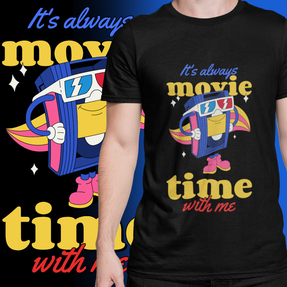 Nome do produto: CAMISETA - MOVIE TIME