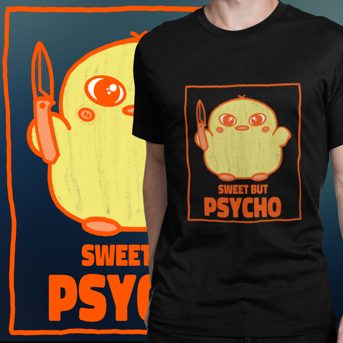 Nome do produto: CAMISETA - SWEET BUT PSYCHO