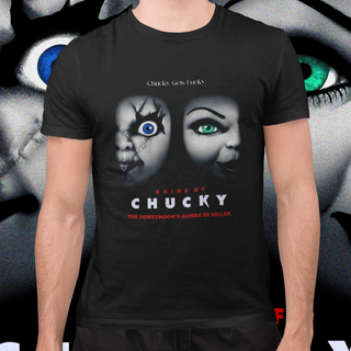 Nome do produtoCAMISETA BRIDE OF CHUCKY - A NOIVA DE CHUCKY