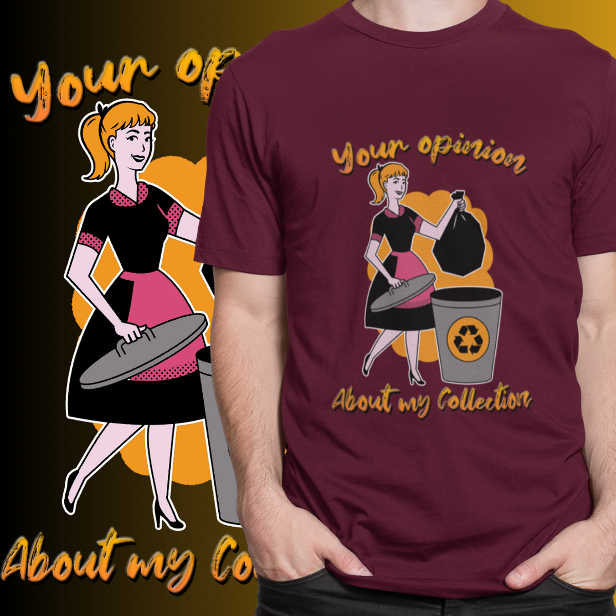 Nome do produto: CAMISETA - YOUR OPINION ABOUT MY COLLECTION - COLORS