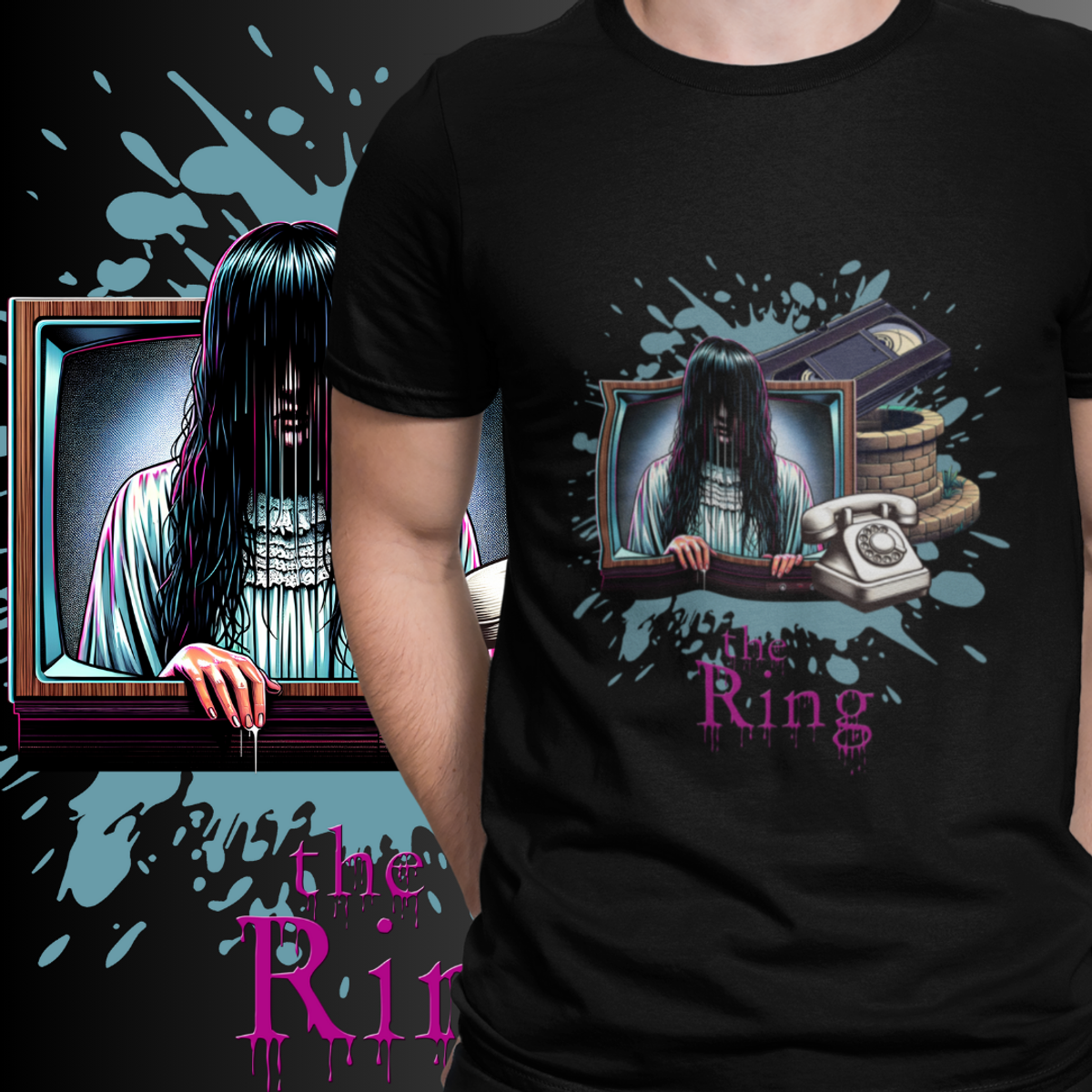 Nome do produto: CAMISETA - O CHAMADO (THE RING) - PRETA