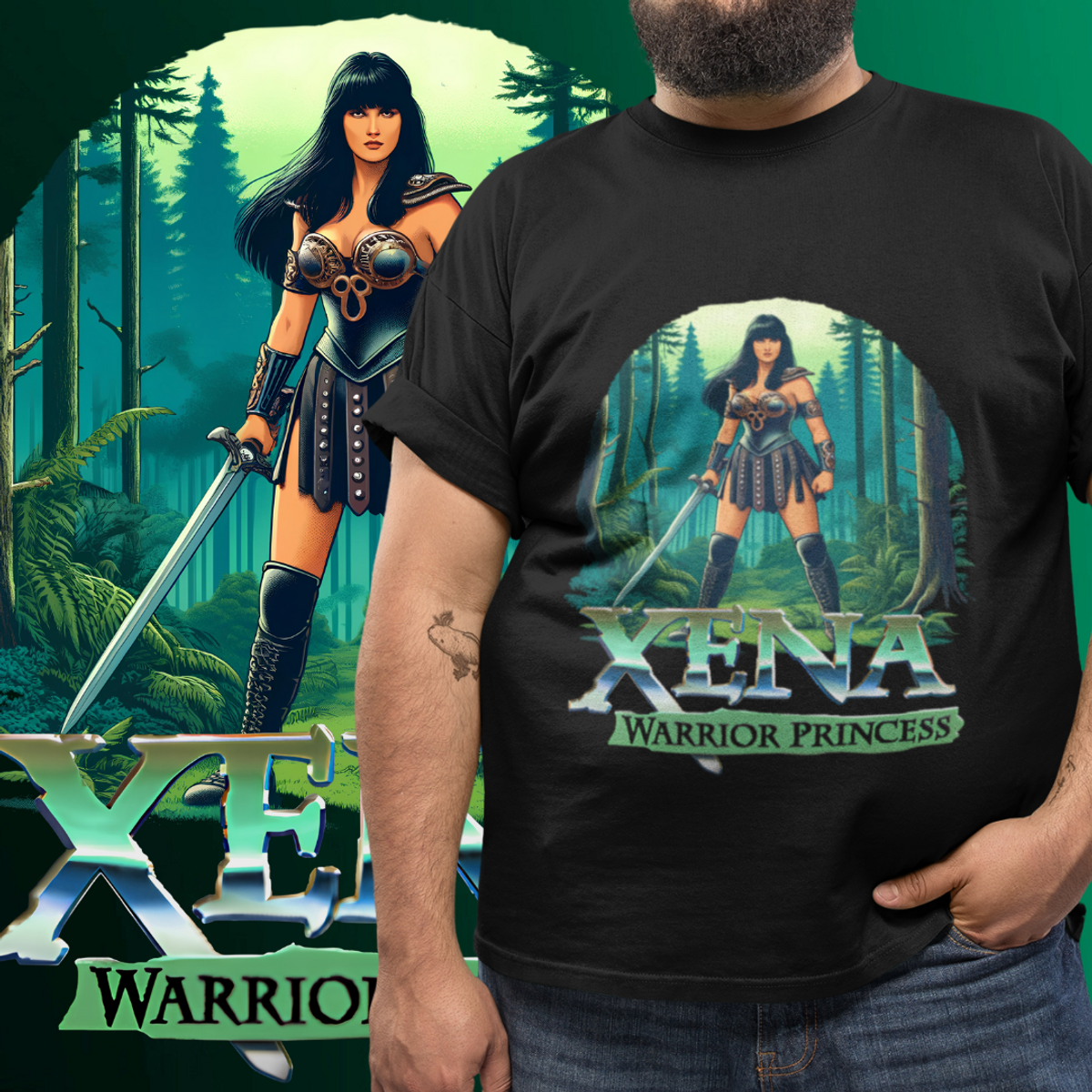 Nome do produto: PLUS SIZE - XENA, A PRINCESA GUERREIRA