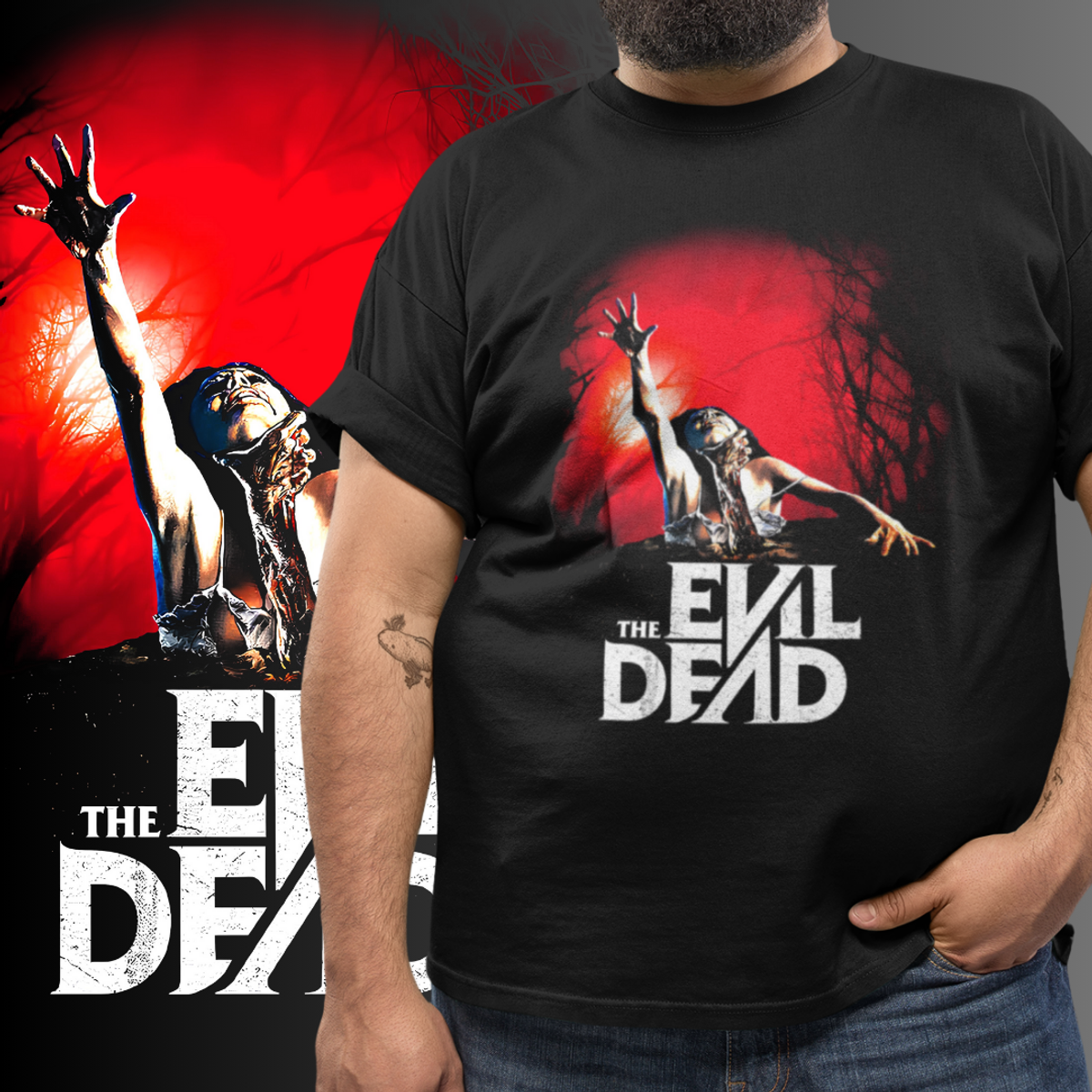 Nome do produto: T-SHIRT PLUS SIZE THE EVIL DEAD