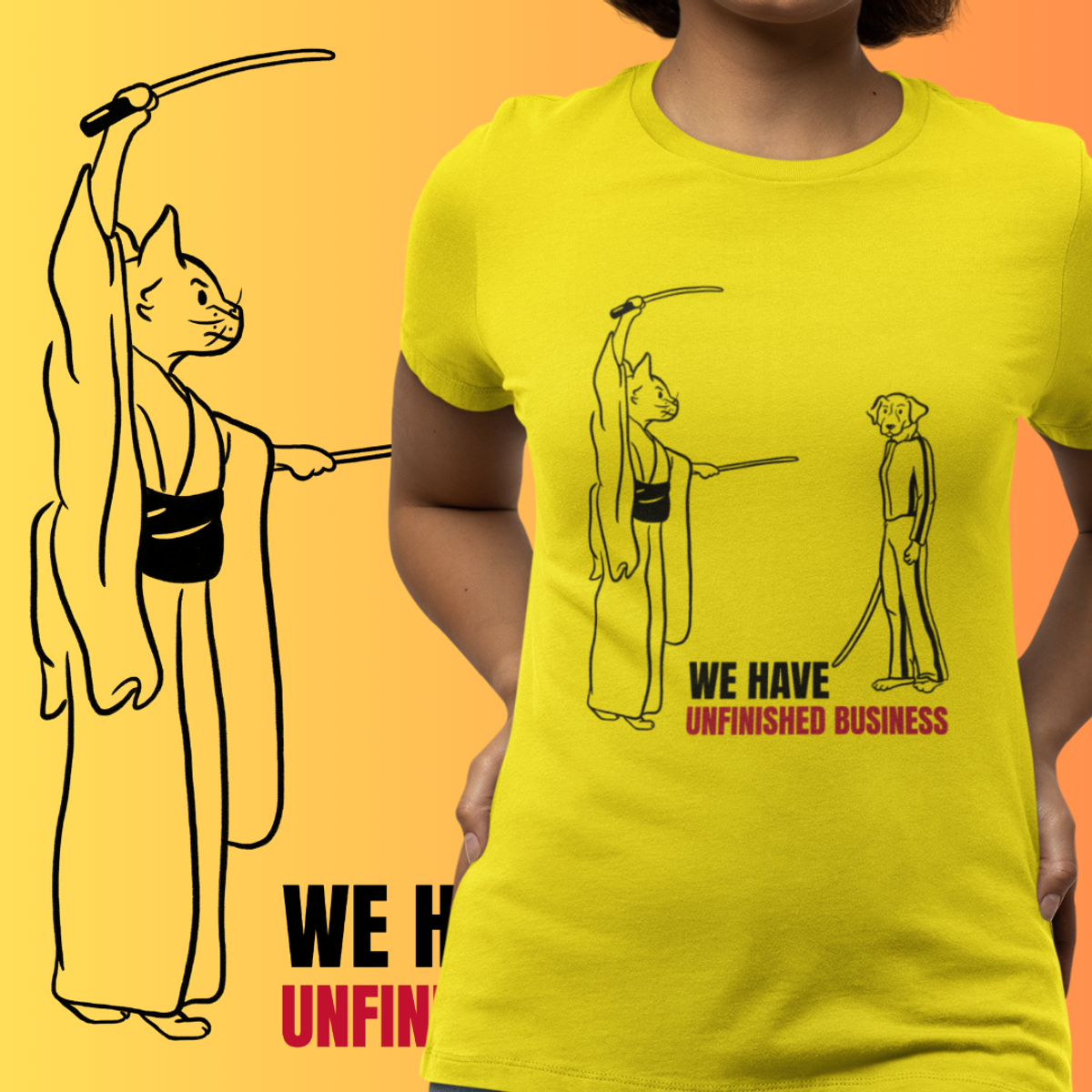 Nome do produto: BABY LOOK KILL BILL - WE HAVE UNFINISHED BUSINESS