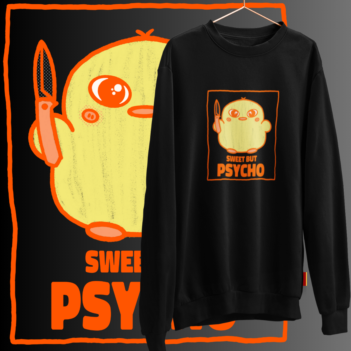 Nome do produto: MOLETOM - SWEET BUT PSYCHO