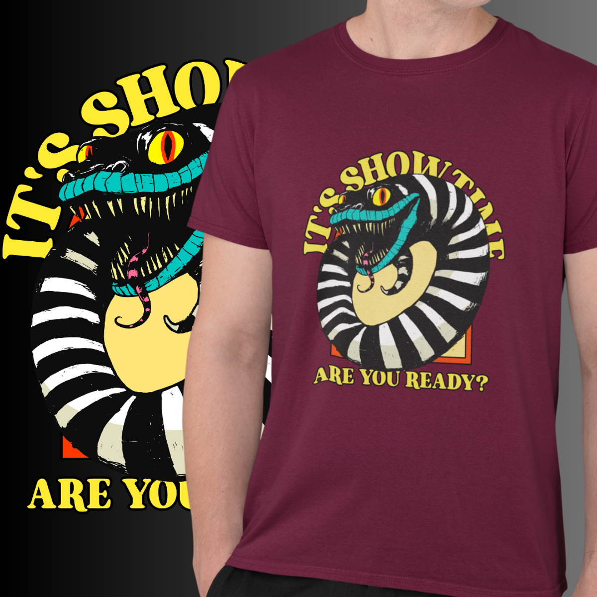 Nome do produto: CAMISETA BEETLEJUICE ITS SHOWTIME - COLORS