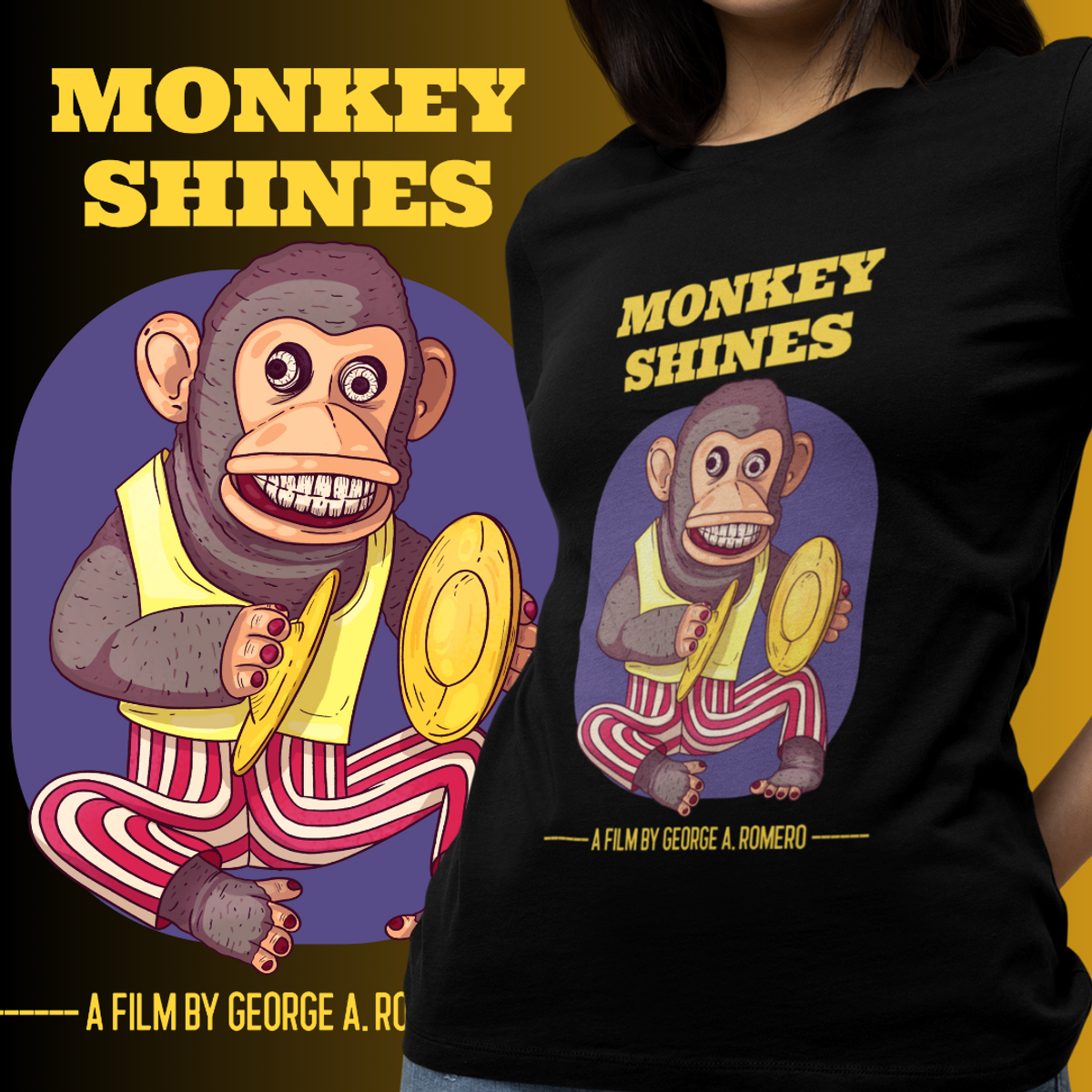 Nome do produto: BABY LOOK - MONKEY SHINES